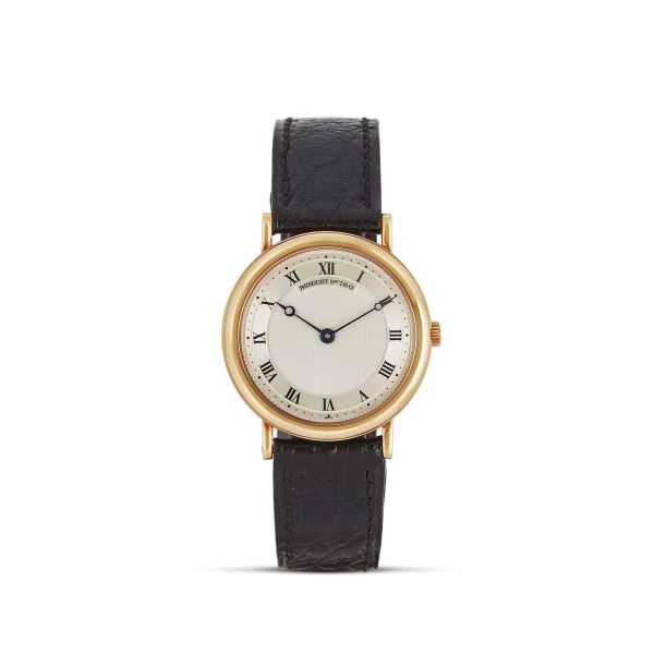 BREGUET CLASSIQUE REF. BA3210 YELLOW GOLD WRISTWATCH, 1986