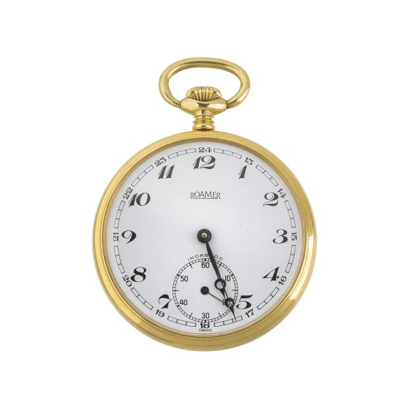 



ROAMER YELLOW GOLD POCKET WATCH