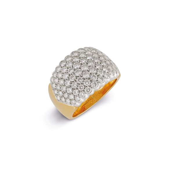 



DIAMOND BAND RING IN 18KT TWO TONE GOLD