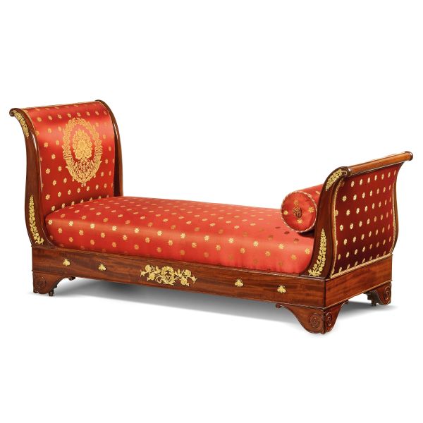 



A FRENCH SOFA "EN BATEAU", 19TH CENTURY