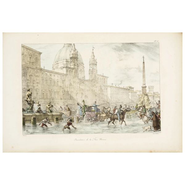 Thomas, Antoine Jean Baptiste. Un an à Rome et dans ses environs. Paris, Firmin Didot, [1830].