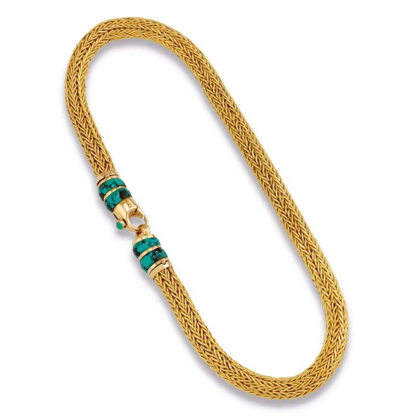 



TURQUOISE NECKLACE IN 18KT GOLD