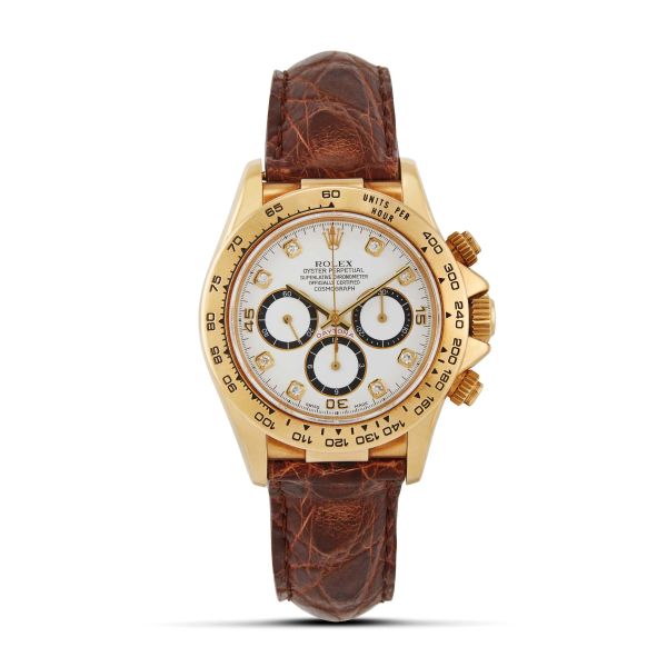 Rolex - 



ROLEX DAYTONA VIP REF. 16518 N. X2892XX YELLOW GOLD WRISTWATCH, 1991