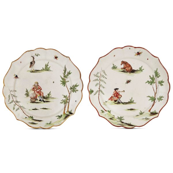 



A PAIR OF FELICE CLERICI DISHES, MILAN, 1770-1790