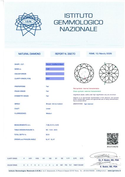 ANELLO SOLITARIO CON DIAMANTE