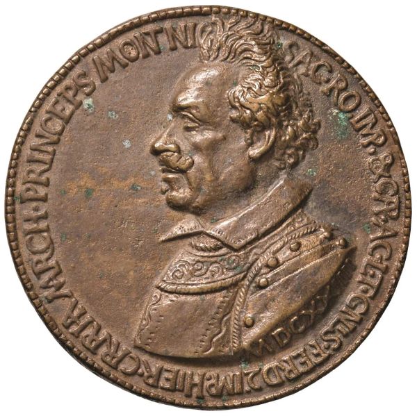 GIROLAMO CARAFA DE MONTENERO (1564-1633) MEDAGLIA 1624