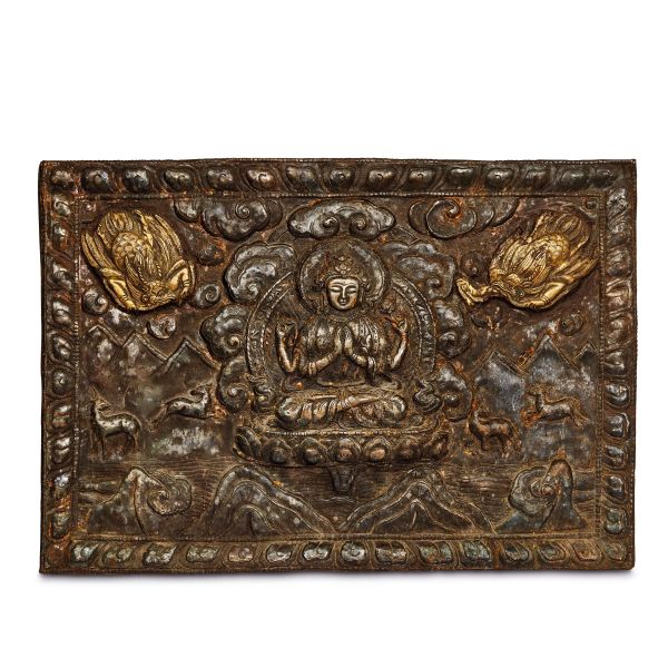 



RELIEF PANEL WITH BUDDHA, TIBETAN AREA, 17TH&ndash;19TH CENTURY