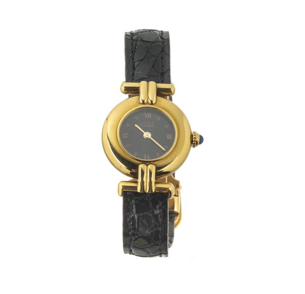 



CARTIER MUST DE CARTIER COLISEE VERMEIL SILVER LADY'S WATCH