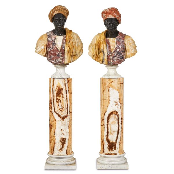 A PAIR OF VENETIAN MOORS,  HALF 20TH CENTURY