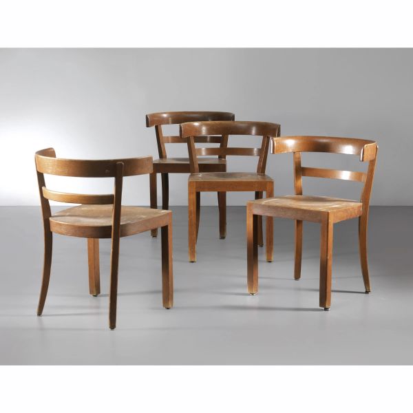 FOUR WOODEN CHAIRS