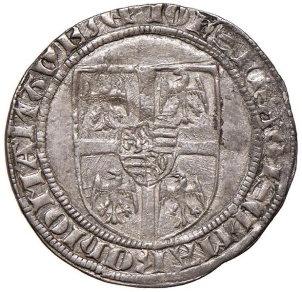 MANTOVA, GIAN FRANCESCO GONZAGA, CAPITANO V E POI MARCHESE I (1407-1444), GROSSO II PERIODO (1432-1444)