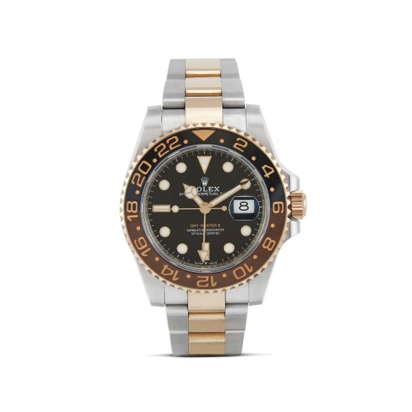 ROLEX GMT MASTER II 'ROOTBEER' REF. 126711CHNR N. 3Y9K21XX STAINLESS STEEL AND ROSE GOLD WRISTWATCH,  [..]