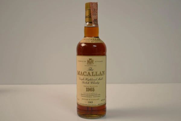 Macallan Sherry Wood 17 Year Single Malt Scotch Whisky 1965