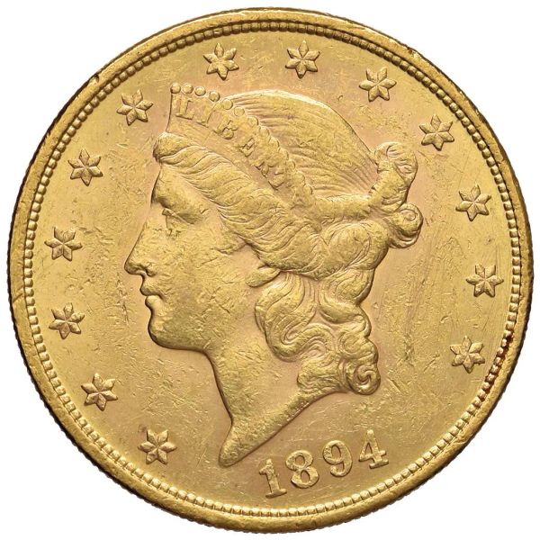 STATI UNITI 20 DOLLARI 1894