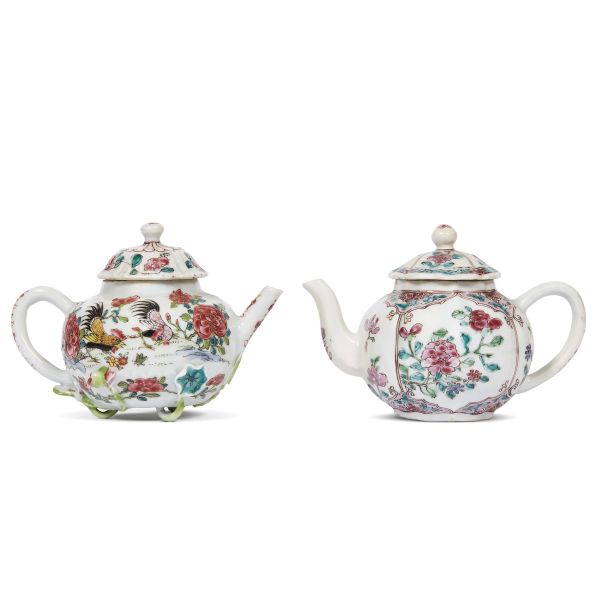 TWO TEAPOTS, CHINA, QING DYNASTY, 17TH CENTURY