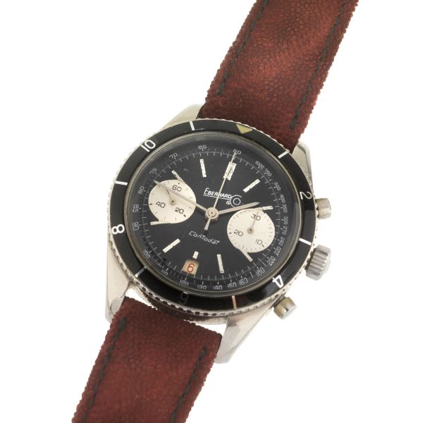 EBERHARD &amp; CO. CONTOGRAF STAINLESS STEEL CHRONOGRAPH REF. 14901-516