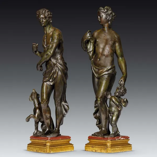 COPPIA DI SCULTURE, GIROLAMO CAMPAGNA, INIZI SECOLO XVII