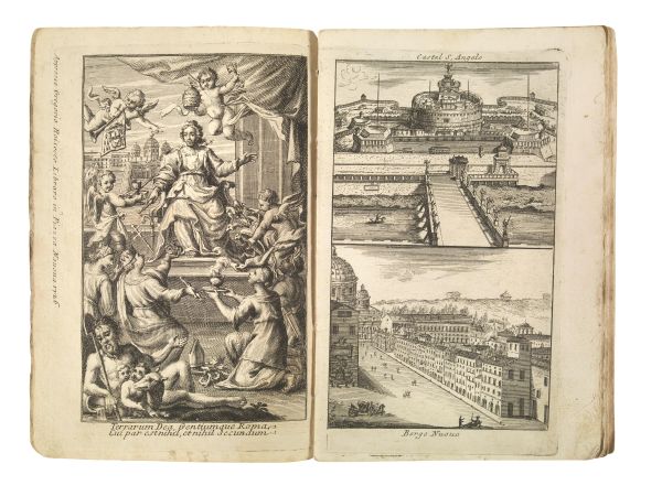      (Roma)   ROISECCO, Gregorio. [Tavole di Roma antica e moderna]. Roma, Gregorio Roisecco, 1726. 