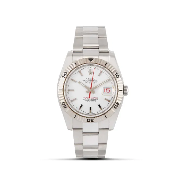 Rolex - 



ROLEX DATEJUST TURN-O-GRAPH REF. 116264 N. D9425XX STAINLESS STEEL WRISTWATCH, 2007