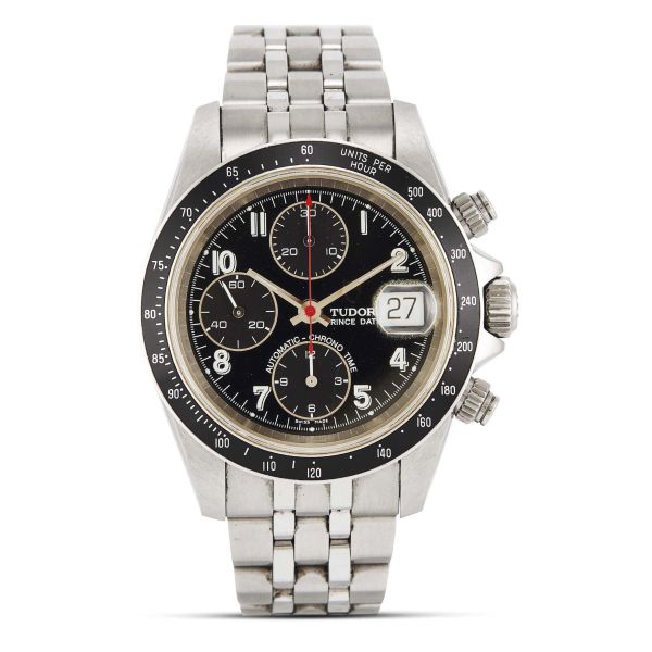 Tudor - TUDOR PRINCE DATE CHRONOGRAPH&nbsp; REF. 79260 N. H3433XX STAINLESS STEEL WRISTWATCH, 2001