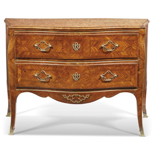 A PAIR OF SICILIAN COMMODES, HALF 18TH CENTURY