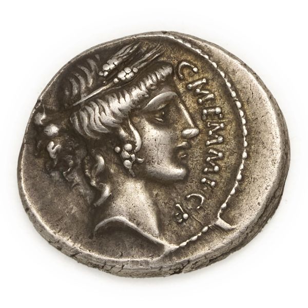 



Memmia - Denario C. Memmius C.f. (56 a.C.) - Zecca: Roma