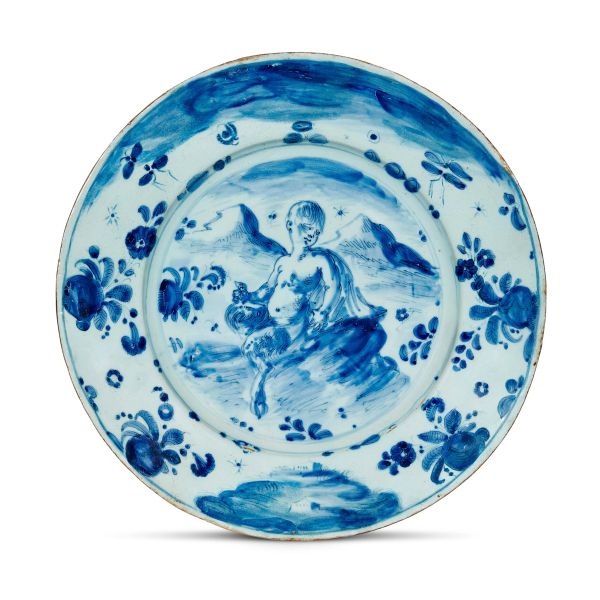 



A DISH, SAVONA, SECOND HALF 17TH CENTURY
