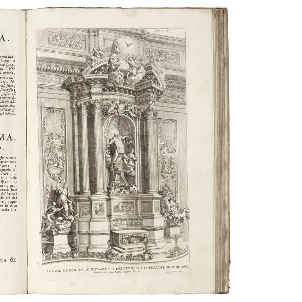 (Architettura - Illustrati 700)   POZZO, Andrea.   Perspectiva pictorum et architectorum Andreae Putei  [..]