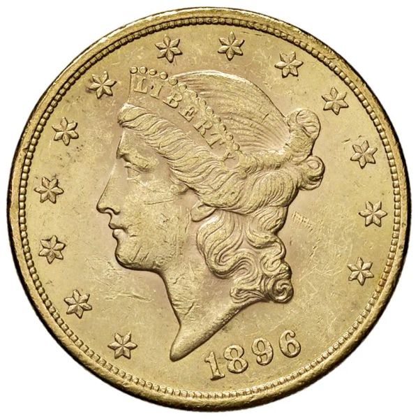 STATI UNITI. 20 DOLLARI 1896 LIBERTY HEAD