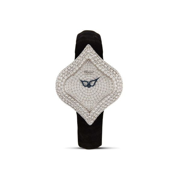 



CHOPARD PUSHKIN DIAMOND WRISTWATCH IN 18KT WHITE GOLD