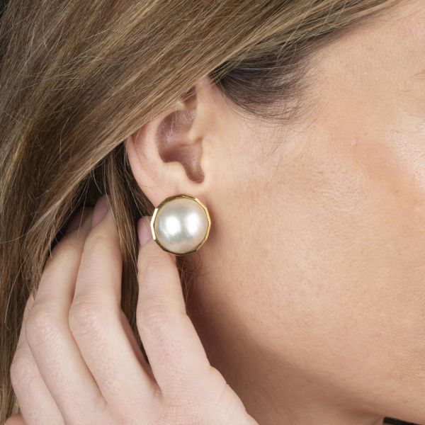 PAIO DI ORECCHINI CON PERLE MABE