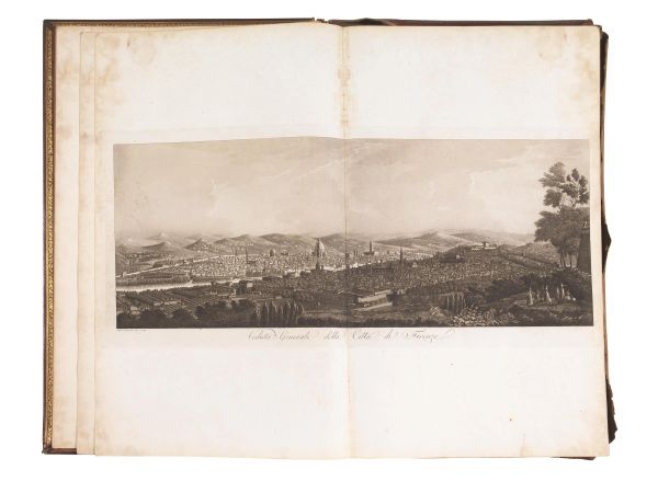 &nbsp;(Illustrati 800 &ndash; Toscana)   FONTANI, Francesco.   Viaggio pittorico della Toscana  . In Firenze, presso Giuseppe Tofani e compagno, 1801-1803.