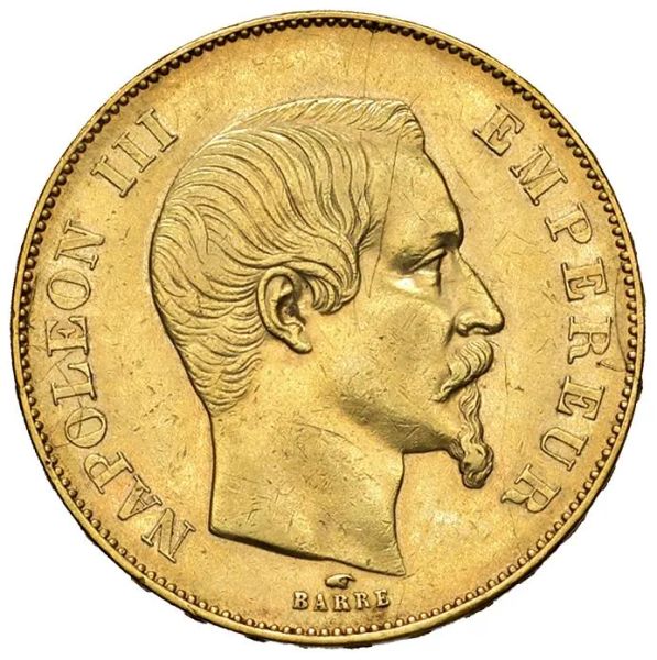      FRANCIA. NAPOLEONE III (1852-1870) 50 FRANCHI 1856 A  