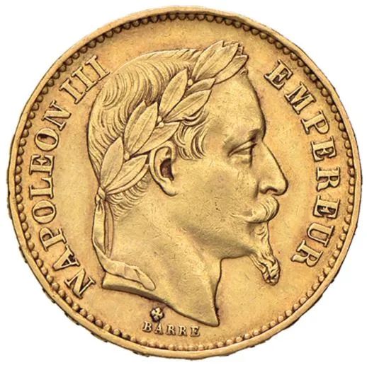 FRANCIA, NAPOLEONE III (1852-1870), 20 FRANCHI 1869 STRASBURGO