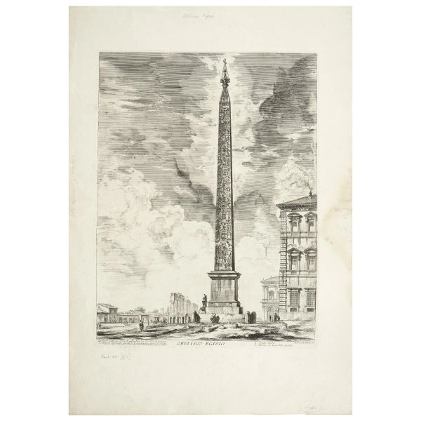 Piranesi, Giovanni Battista. Obelisco Egizio. [Roma, 1759].
