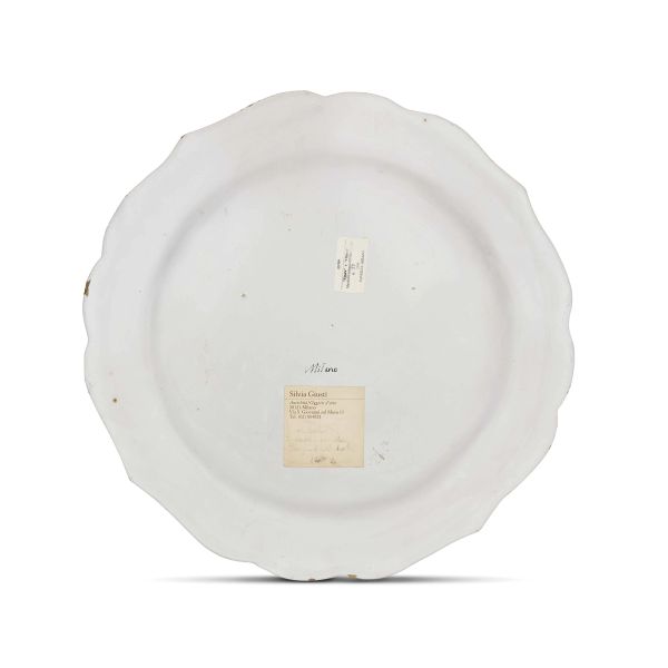 GRANDE PIATTO, MILANO, MANIFATTURA CLERICI, 1770 CIRCA