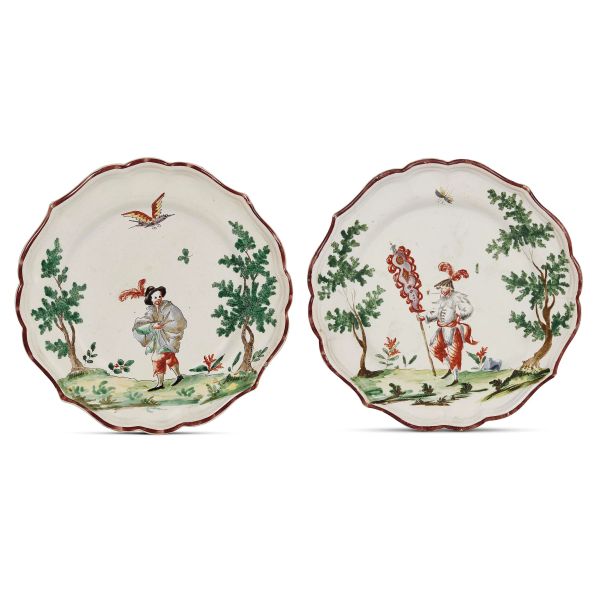 A PAIR OF CLERICI DISHES, MILAN, CIRCA 1770