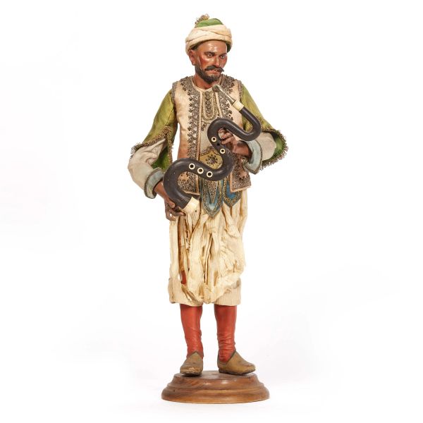 A 'SERPENTON' PLAYER, NAPLES,18TH CENTURY