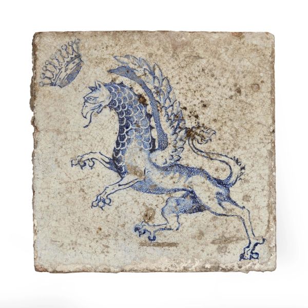 A TILE, MID-SOUTHERN ITALY, 18TH CENTURY