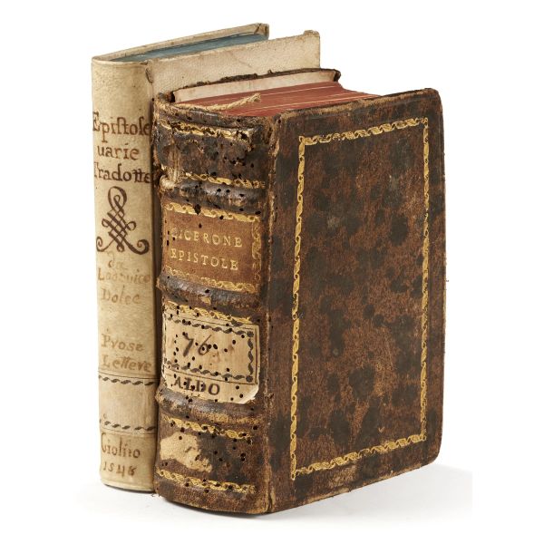 (Epistole)   DOLCE, Lodovico.   Epistole di G. Plinio, di M. Franc. Petrarca, del S. Pico della Mirandola  [..]