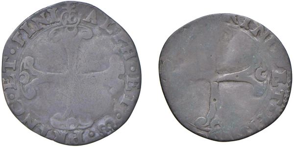 



SIENA. REPUBBLICA (1180-1390). DUE MEZZI GIULII DA 20 QUATTRINI (1540-1541)