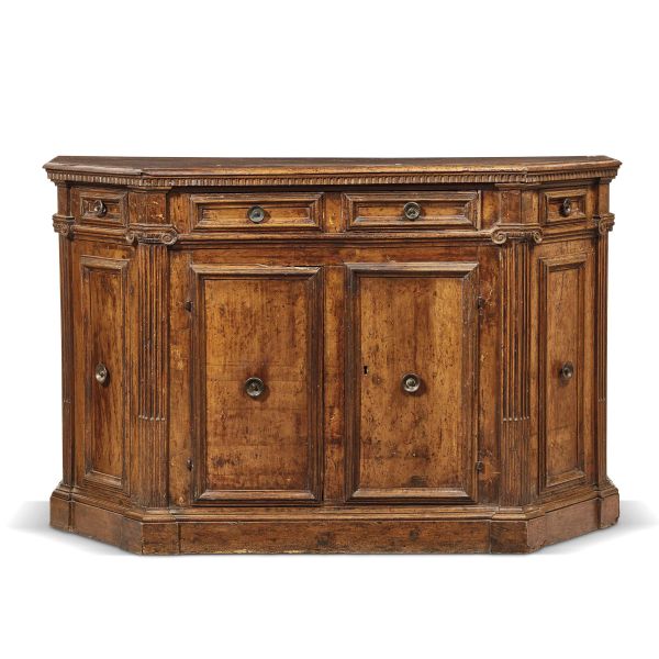 CREDENZA, TOSCANA, MET&Agrave; SECOLO XVI