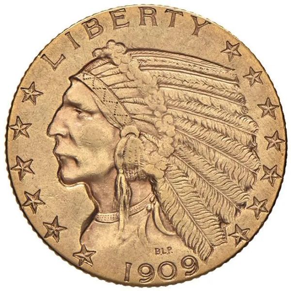 STATI UNITI 5 DOLLARI 1909 (INDIANO)