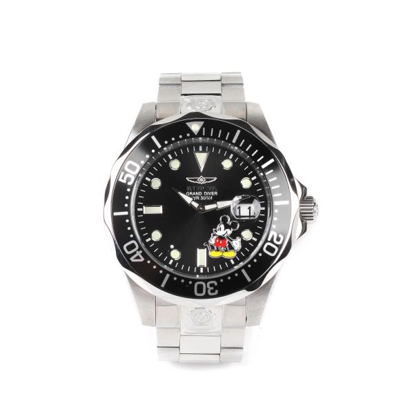 INVICTA GRAND DIVER REF. 24496 "DISNEY" LIMITED EDITION N. 0873/5000 STAINLESS STEEL WRISTWATCH