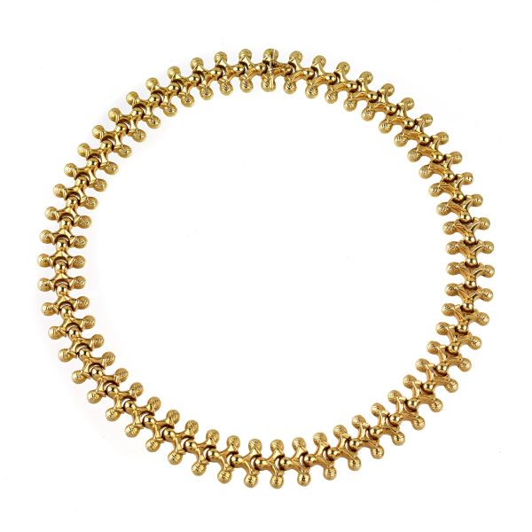 MODULAR NECKLACE IN 18KT YELLOW GOLD