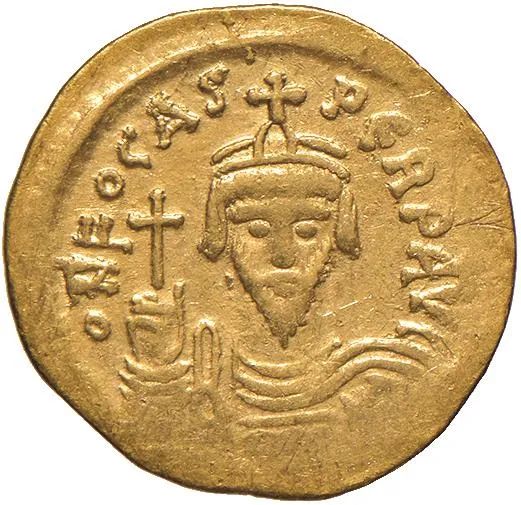      IMPERO BIZANTINO. FOCAS (607-610). SOLIDO 