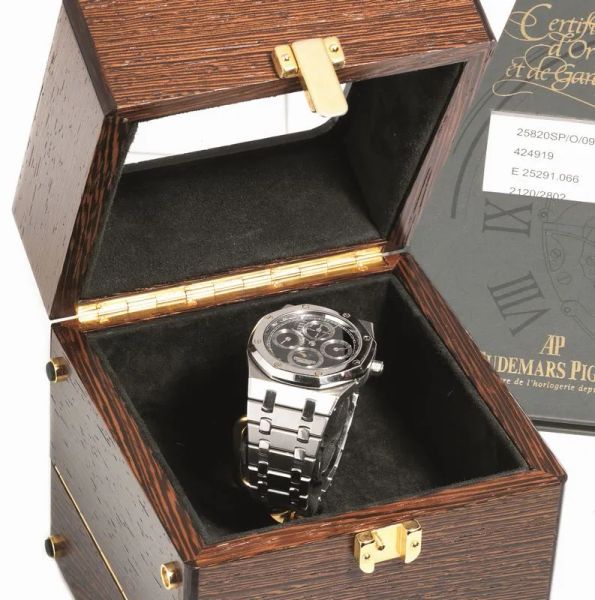 Orologio da polso Audemars Piguet Royal Quantieme Perpetuel Automatic, Ref. 25820SP, n. 066, cassa E-25291,   [..]