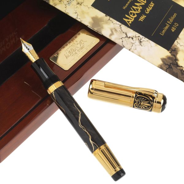 Montblanc - MONTBLANC &quot;HOMMAGE A ALEXANDER THE GREAT&quot; PATRON OF ART LIMITED EDITION N. 2468/4810 FOUNTAIN PEN, 1998