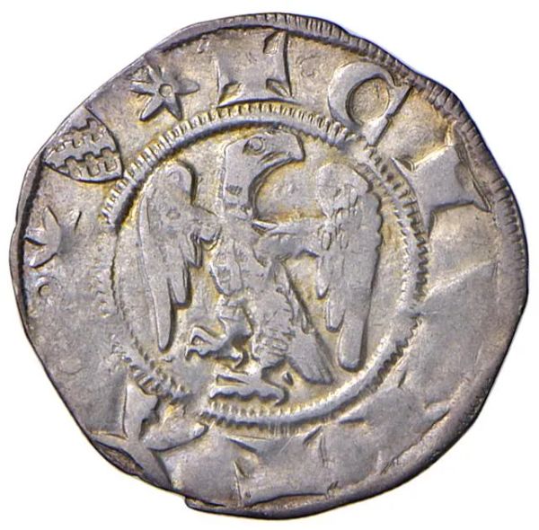 VICENZA. BAILARDINO NOGAROLA PODEST&Agrave; (1313-1329) GROSSO AQUILINO
