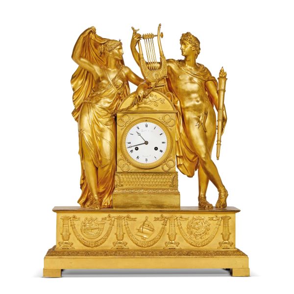 



A FRENCH CLOCK, FIRST HALF 19TH CENTURY